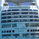 Stern view of the Grand Princess
