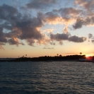 Sun setting over Costa Maya