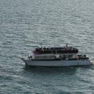 A tender boat off Belize