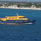 Ferry off Cozumel