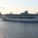 Splendour of the Seas pulling out of Galveston