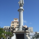 Statue of Columbus (Colon) in the Plaza de Colon