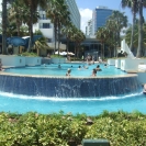 Pool area at the Caribe Hilton