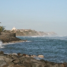 View from Escambron Beach with the Capitol Building, San Cristobal and El Morro in the distance