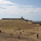 Looking across the kite flying field in front of El Morro