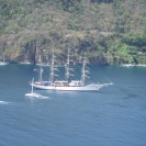 The Sea Cloud in Soufriere Bay