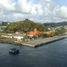 The cruise ship pier in St Lucia
