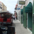 Looking down a street in Charlotte Amalie