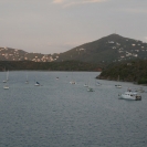 Boats moored near Water Island