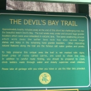Devil's Bay Trail sign