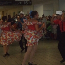Dancers in the Puerto Rico airport