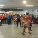 Dancers in the Puerto Rico airport