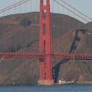 One of the support towers for the Golden Gate Bridge