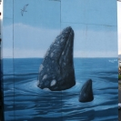 Wyland Whaling Wall #60, Spyhopping Gray Whale