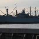 The S.S. Jeremiah O'Brien docked near Pier 39