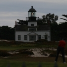 Point Pinos Lighthouse amongst the Pacific Grove Golf Links