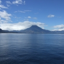 Volcan San Pedro across Lake Atitlan