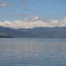 Looking across Lake Atitlan
