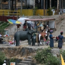 Part of the gauntlet of vendors in Panajachel