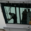 Captain and pilot getting ready to leave Puerto Quetzal