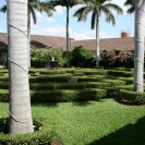 Garden area in the middle of the Hotel el Convento