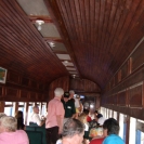 Inside of the railroad car