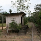 Abandoned train platform