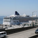The Norwegian Star docked in Seattle