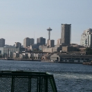 Seattle Space Needle seen from the Ferry