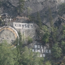 Some of the old advertising art above Skagway