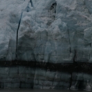 A dark band of ice in Margerie Glacier
