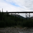 Train trestle over Riley Creek