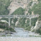 Bridge over the Nenana River in Healy Canyon