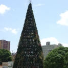 Christmas tree near the Teatro Amazonas