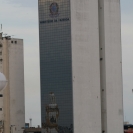 The Catedral de Manaus reflected in the modern Ministerio da Fazenda building