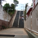 Steps up to the viewing platform