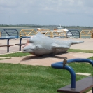 A statue of a pink dolphin