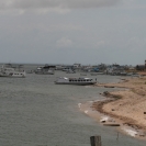Boats along the shore in Santarem
