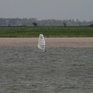 A windsurfer on the Rio Tapajos