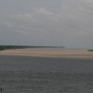 The Rio Tapajos and the Amazon River meeting viewed from the viewing platform