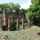 Remains of a building