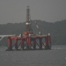 The oil rig Aban Pearl near Port-of-Spain
