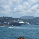 The Oceania Regatta, Mein Schiff, and the Royal Princess in Castries