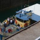 Soo Locks tour boat in the MacAurther Lock