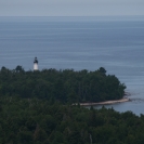 Au Sable Point Light from the Log Slide Overlook