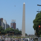 Obelisk of Buenos Aires on the 9 de Julio Avenue