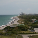 Looking down the coast towards Miami