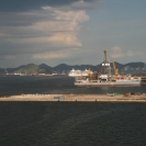 Ocean Clipper drill ship and Vision of the Seas in Rio de Janeiro