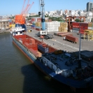 Dona Veronica being loaded in Montevideo