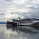 Star Princess docked in Ushuaia